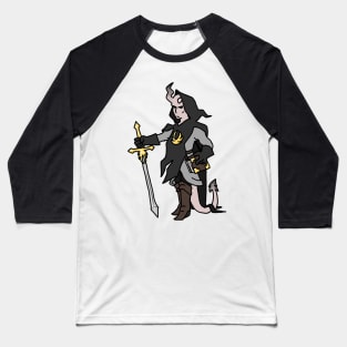 Tiefling Cleric Baseball T-Shirt